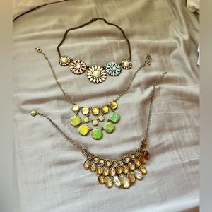 3 Charming Charlie’s necklaces